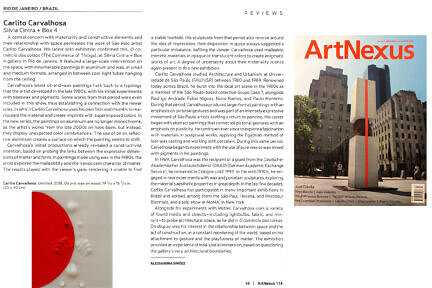 Notícias — Review da exposição O Comércio das Coisas, de Carlito Carvalhosa na Artnexus