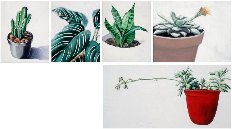 Para retê-la 1, 2, 3, 4 e 5 (da série Canteiro de memórias domésticas), 2022